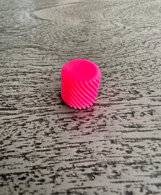 Megalight Swirl Poti Volume Knob - Neon Pink