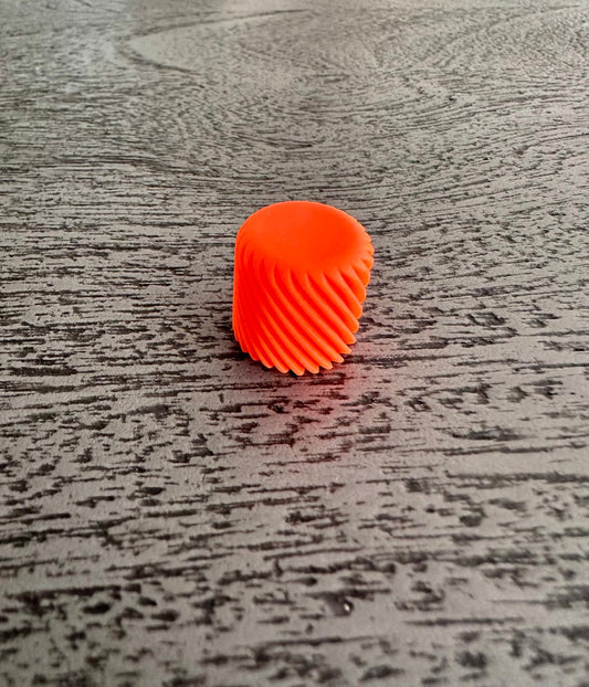 Megalight Swirl Poti Volume Knob - Neon Orange