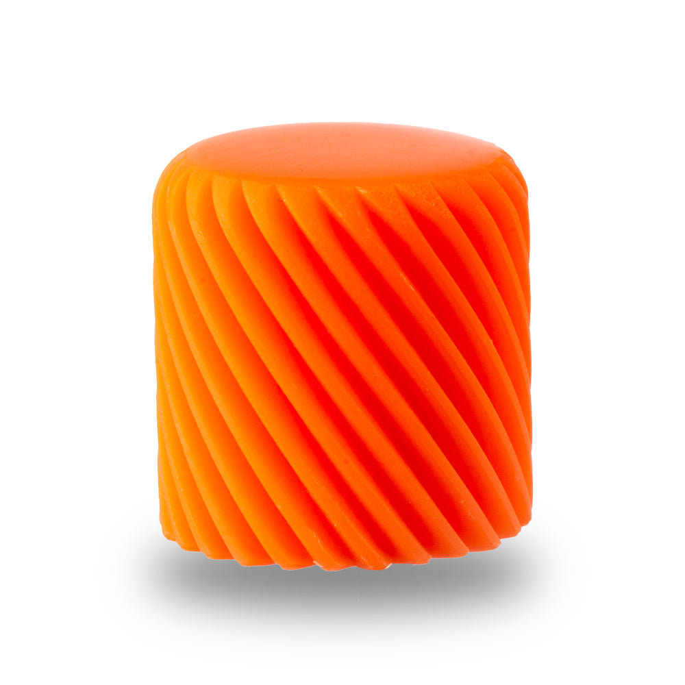 Megalight Swirl Poti Volume Knob - Neon Orange